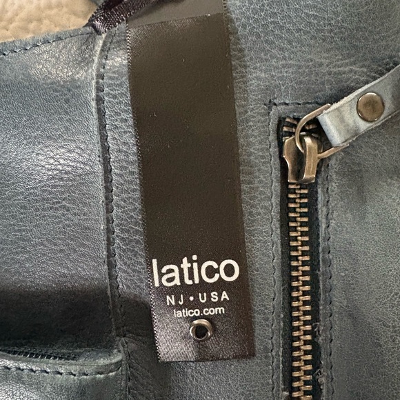 ❤️Latico handbag-leather in denim blue❤️ - Picture 3 of 7
